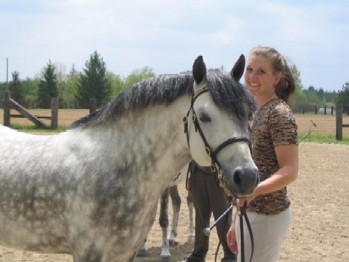 Angi Rees with Sprocket, May 2007