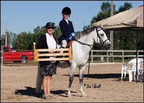 Walk-Trot Champion with Joelle